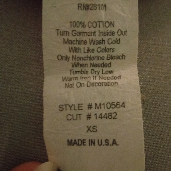 Gold/Blue Butterfly tee - Picture 10 of 10